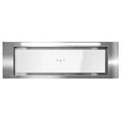 Okapy kuchenne - Afrelli AW-13 Piano Gesto 90 Inox/biały - miniaturka - grafika 1