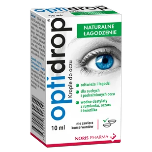 Optidrop Naturalne Łagodzenie, krople do oczu, 10 ml - Krople do oczu Optidrop Naturalne Łagodzenie, krople do oczu, 10 ml - Krople do oczu - miniaturka - grafika 1
