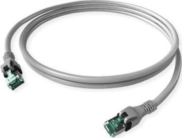 SACON Kabel krosowy DualBoot PushPull IP20, kat. 6A klasa EA, szary, 3 m