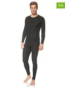 Kalesony - Maier Sports 2-częściowy zesaw bielizny narciarskiej w kolorze czarnym - miniaturka - grafika 1