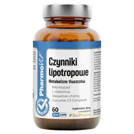 Układ pokarmowy - PharmoVit, czynniki lipotropowe, metabolizm tłuszczów, 60 kapsułek - miniaturka - grafika 1