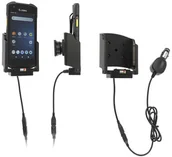 Uchwyty samochodowe do telefonów - Brodit uchwyt aktywny z ładowarką samochodową do Zebra TC21 - miniaturka - grafika 1