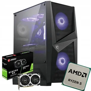 Komputer Gamingowy AMD Ryzen 5 GTX 1660 SUPER 16 RAM 512 SSD Win 10 - Zestawy komputerowe - miniaturka - grafika 1