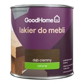 Lakiery do drewna - GoodHome Lakier do mebli dąb ciemny satyna 0,25 l - miniaturka - grafika 1