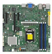 Płyty główne serwerowe - Supermicro super micro computer Motherboard X12SCZ-F Comet Lake PCH W480 LGA1200 1x PCIE Micro ATX - miniaturka - grafika 1