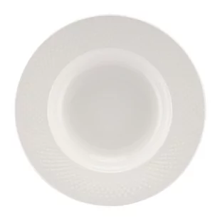 Talerz głęboki porcelanowy 23 cm BARI WHITE VILLA ITALIA - Talerze - miniaturka - grafika 1