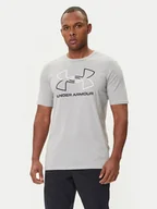 Koszulki sportowe męskie - Under Armour T-Shirt Ua Gl Foundation Update Ss 1382915-011 Szary Loose Fit - miniaturka - grafika 1