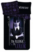 Pościel dla dzieci - Wednesday Wensday Addams Pościel Komplet Dziecięca Młodzieżowa 140X200 - miniaturka - grafika 1