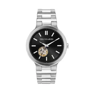 Zegarki męskie - Zegarek Trussardi R2423164001 Czarny - miniaturka - grafika 1