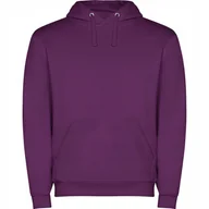Bluzy dla dziewczynek - Bluza Dziecięca Dresowa z Kapturem JAKOŚĆ ROLY Capucha SU1087 FIOLET 128 - miniaturka - grafika 1