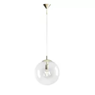 Lampy sufitowe - Aldex ŻYRANDOL 1-PŁOMIENNY GLOBUS GOLD 562G10) 562G10 - miniaturka - grafika 1