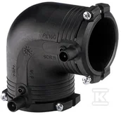Łączniki, trójniki, kształtki - Kolano elektrooporowe 90ST. DN63 PE100, SDR11, PN10 gaz/PN16 woda - miniaturka - grafika 1