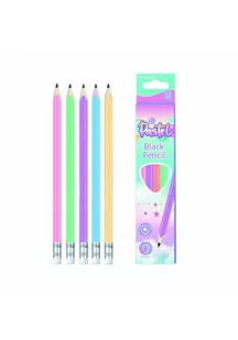 Ołówek z gumką HB trójkątny pastel (12szt) - Pedagogika i dydaktyka - miniaturka - grafika 1