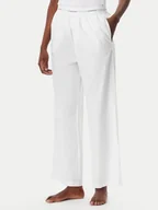 Piżamy damskie - Calvin Klein Underwear Spodnie piżamowe LV00QS7410 Biały Regular Fit - miniaturka - grafika 1