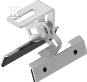 Akcesoria do kolektorów i fotowoltaiki - Regulowany uchwyt do blachy trapezowej RUBTE - miniaturka - grafika 1