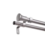 Karnisze - Karnisz podwójny Sollo II 200 cm 19 mm satyna - miniaturka - grafika 1