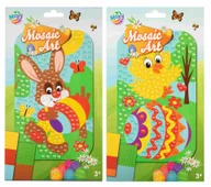 Zabawki kreatywne - Mozaika piankowa samoprzylepna Zając 145x255 Wielkanoc Antella 094243 - zabawka - miniaturka - grafika 1