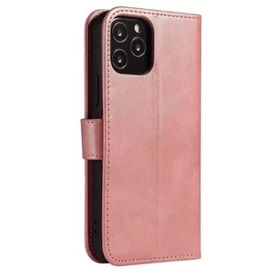 Magnet Case elegancki futerał etui pokrowiec z klapką i funkcją podstawki Samsung Galaxy A32 5G różowy - Etui i futerały do telefonów - miniaturka - grafika 3