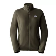 Bluzy sportowe damskie - Bluza The North Face 100 Glacier 0A5IHO21L1 - zielona - miniaturka - grafika 1