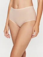 Majtki damskie - Chantelle Figi klasyczne z wysokim stanem Sofstretch C26470 Beżowy - miniaturka - grafika 1