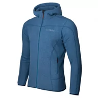 Bluzy sportowe męskie - Bluza męska polarowa Alpinus Barbiano niebieski - miniaturka - grafika 1