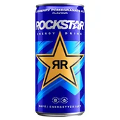 Napoje energetyczne i izotoniczne - Rockstar Gazowany napój energetyzujący o smaku owoców jagodowych i granatu 250 ml - miniaturka - grafika 1