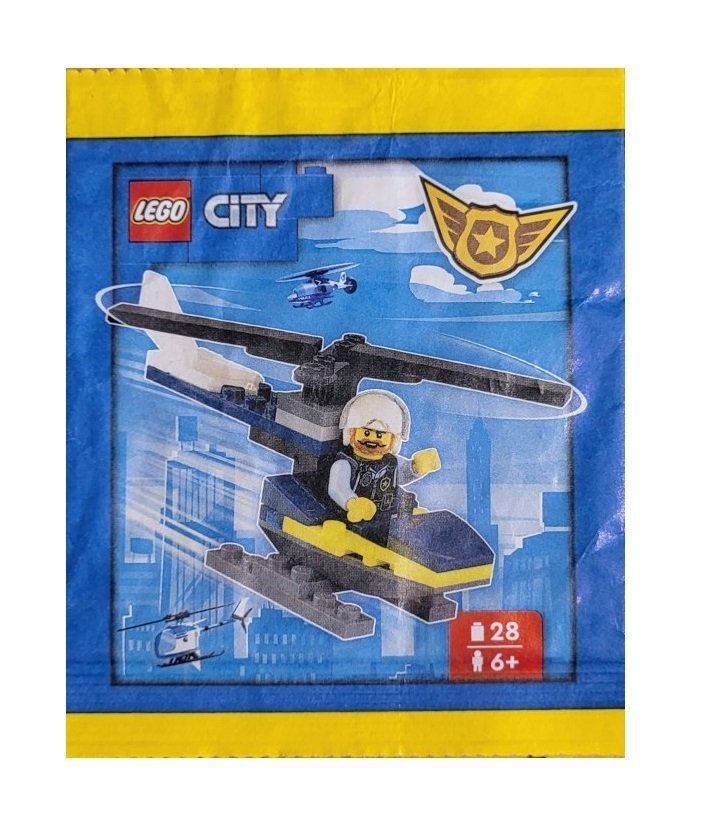 LEGO City Zestaw - Policeman with Helicopter 952402 polybag klocki