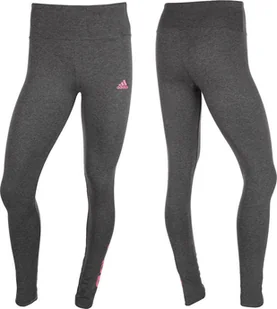 Legginsy damskie adidas Essentials High-W szare H07783-L - Legginsy - miniaturka - grafika 1