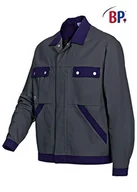Paski - BP 1454-720-153-53/55 kurtka robocza, ukryty pasek na zatrzask i kieszenie, wzmocniona bawełna 305,00 g/m², ciemnoszara/ciemnoniebieska, 53/55 - miniaturka - grafika 1