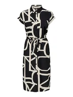 Sukienki - ONLY Sukienka w kolorze czarno-beżowym - miniaturka - grafika 1