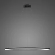 Lampy sufitowe - Lampa wisząca Ledowe Okręgi No.1 Φ120 cm in 3k czarna ściemnialna Altavola Design - miniaturka - grafika 1