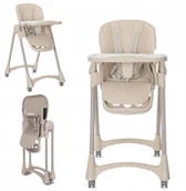 Krzesełka do karmienia - Maitinimo kėdutė Lorelli Tummy Time, Beige - miniaturka - grafika 1