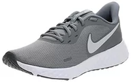 Sneakersy męskie - Nike Męskie sneakersy Revolution 5, szary - Wielokolorowy Cool Grey Pure Platinum Dark Grey - 44 EU - miniaturka - grafika 1