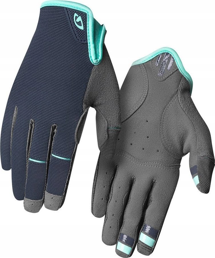 Giro Rękawiczki damskie GIRO LA DND długi palec midnight blue cool breeze roz. XL obwód dłoni 205-210 mm / dł. dłoni 196-205 mm NEW