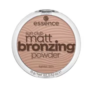 Pudry do twarzy - Essence Sun Club Matt Bronzing, puder matujący brązujący 01 Natural, 15 g - miniaturka - grafika 1