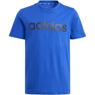 Koszulki dla chłopców - Koszulka dla dzieci adidas Essentials Linear Logo Cotton Tee - miniaturka - grafika 1