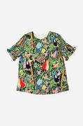 Bluzki dla dziewczynek - Kenzo Kids bluzka dziecięca K15530 wzorzysta - Kenzo kids - miniaturka - grafika 1