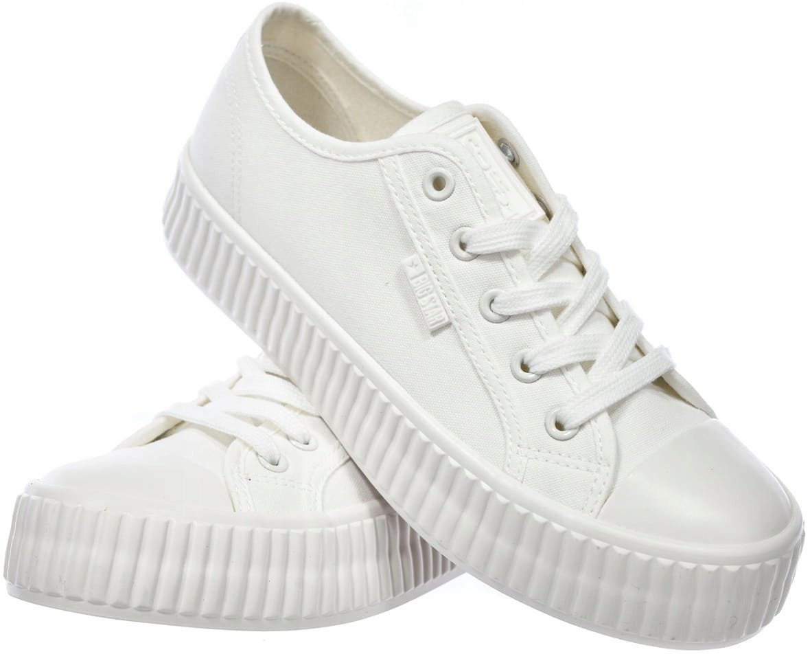 Damskie trampki Big Star tenisówki RR274776 biały 37