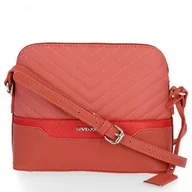 Torebki damskie - Torebka damska listonoszka David Jones Koralowa - miniaturka - grafika 1