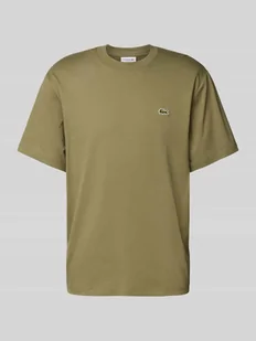 T-shirt z naszywką z logo - Koszulki męskie - miniaturka - grafika 1