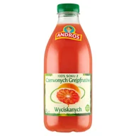 Soki i napoje niegazowane - Andros 100 % soku z wyciskanych różowych grejpfrutów 1 l - miniaturka - grafika 1