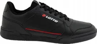 Buty sportowe męskie - Buty Męskie Lotto Nandu Sportowe Czarne Rozmiar 46 - miniaturka - grafika 1
