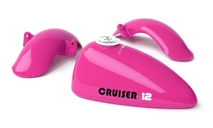 Bak paliwa i błotniki do motocyklu Hyper Gogo Cruiser - różowe Barbie - Pojazdy elektryczne dla dzieci - miniaturka - grafika 1
