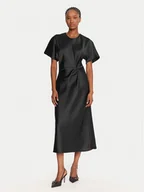 Sukienki - Rinascimento Sukienka koktajlowa CFC0125718003 Czarny Regular Fit - miniaturka - grafika 1