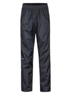 Odzież trekkingowa męska - Marmot Spodnie funkcyjne "PreCip Eco" w kolorze czarnym - miniaturka - grafika 1