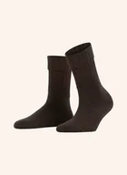 Skarpetki damskie - Falke Skarpety Striggings braun - miniaturka - grafika 1