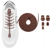 Pozostały sprzęt i akcesoria do ćwiczeń - ELASTYCZNE ODBLASKOWE SZNUROWADŁA SAMOZACISKOWE FIT4MED bez wiązania - miniaturka - grafika 1