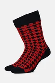 Skarpetki męskie - Skarpety Czerwone w Pepitkę - miniaturka - grafika 1