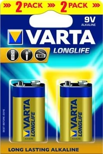 Varta Bateria Longlife 9V 2sztuki - Baterie i akcesoria - miniaturka - grafika 2