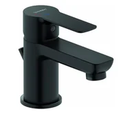 Baterie umywalkowe - Duravit DC1013001046 - bateria umywalkowa z odpływem D-CODE, czarny mat - miniaturka - grafika 1